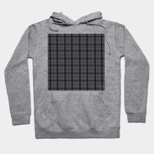 Black Check Hoodie